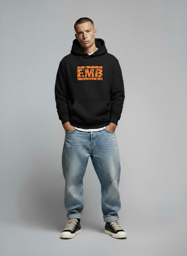 FFO x EMB 15th Anniversary Edition Hoodie - BLACK/ORANGE