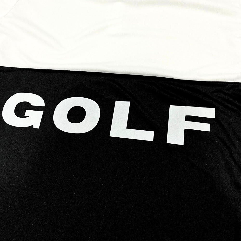Performance Golf 1/4 Zip - White & Black