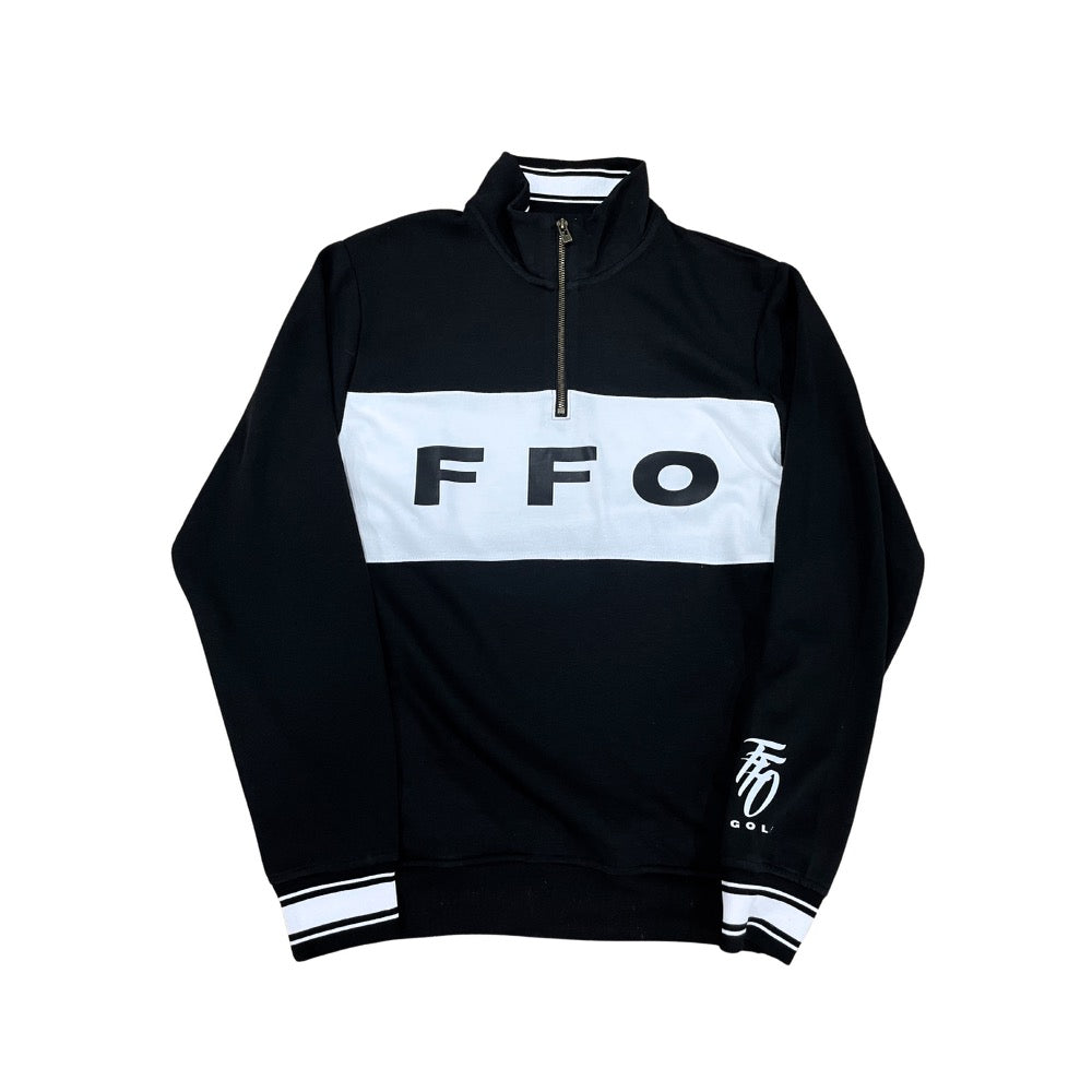 Golf 1/4 Zip Pullover - Black & White
