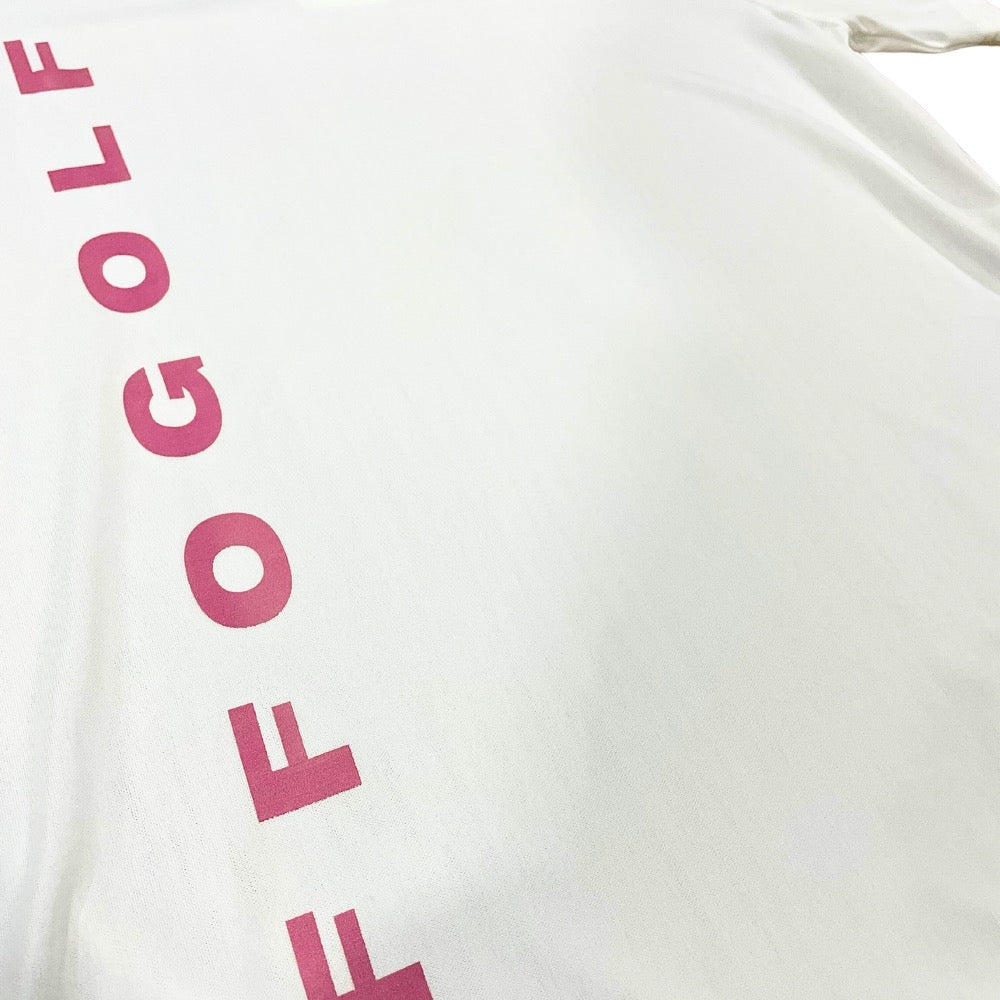 Performance Golf Tee - White & Pink