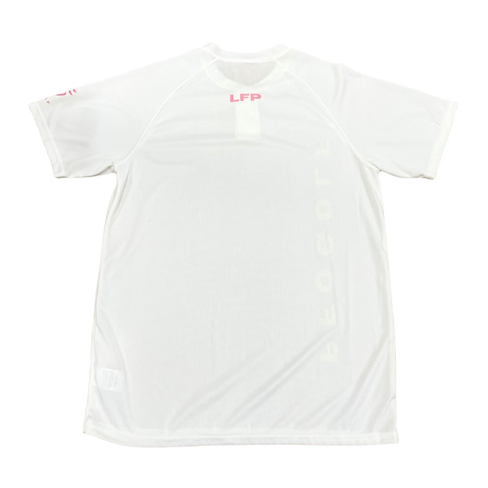 Performance Golf Tee - White & Pink