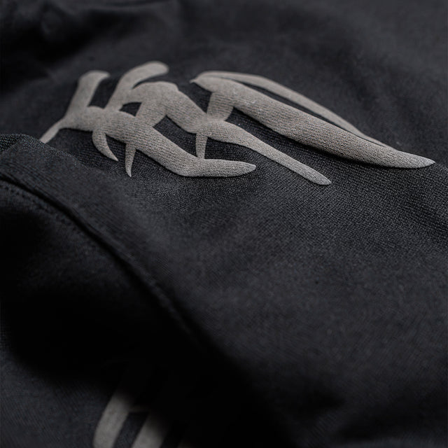 FFO CROPPED BLACKOUT HOODIE