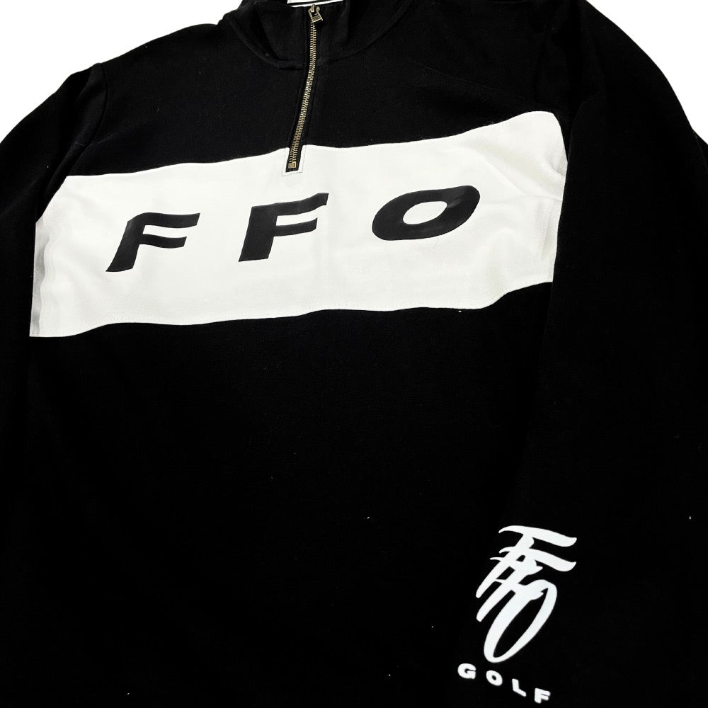 Golf 1/4 Zip Pullover - Black & White