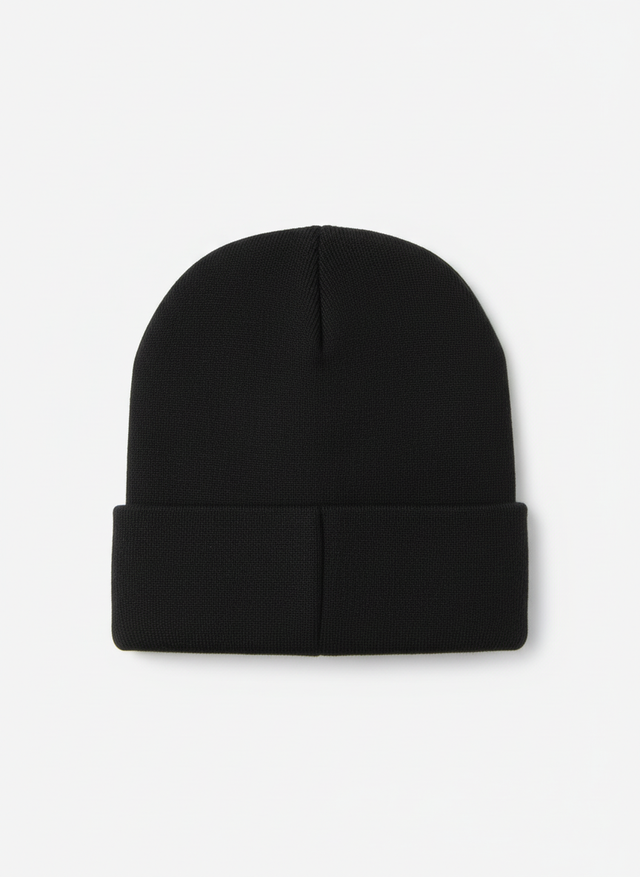 Classic Cuffed Beanie - BLACK