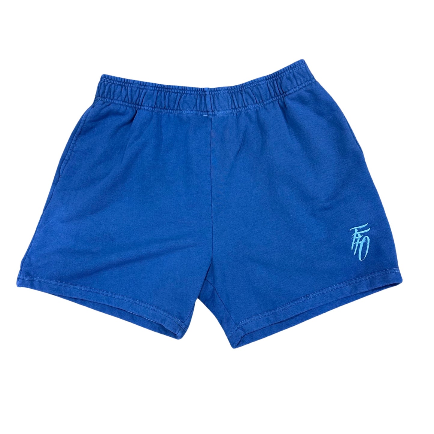 Core Logo Casual Sweat Shorts - Blue & Baby Love