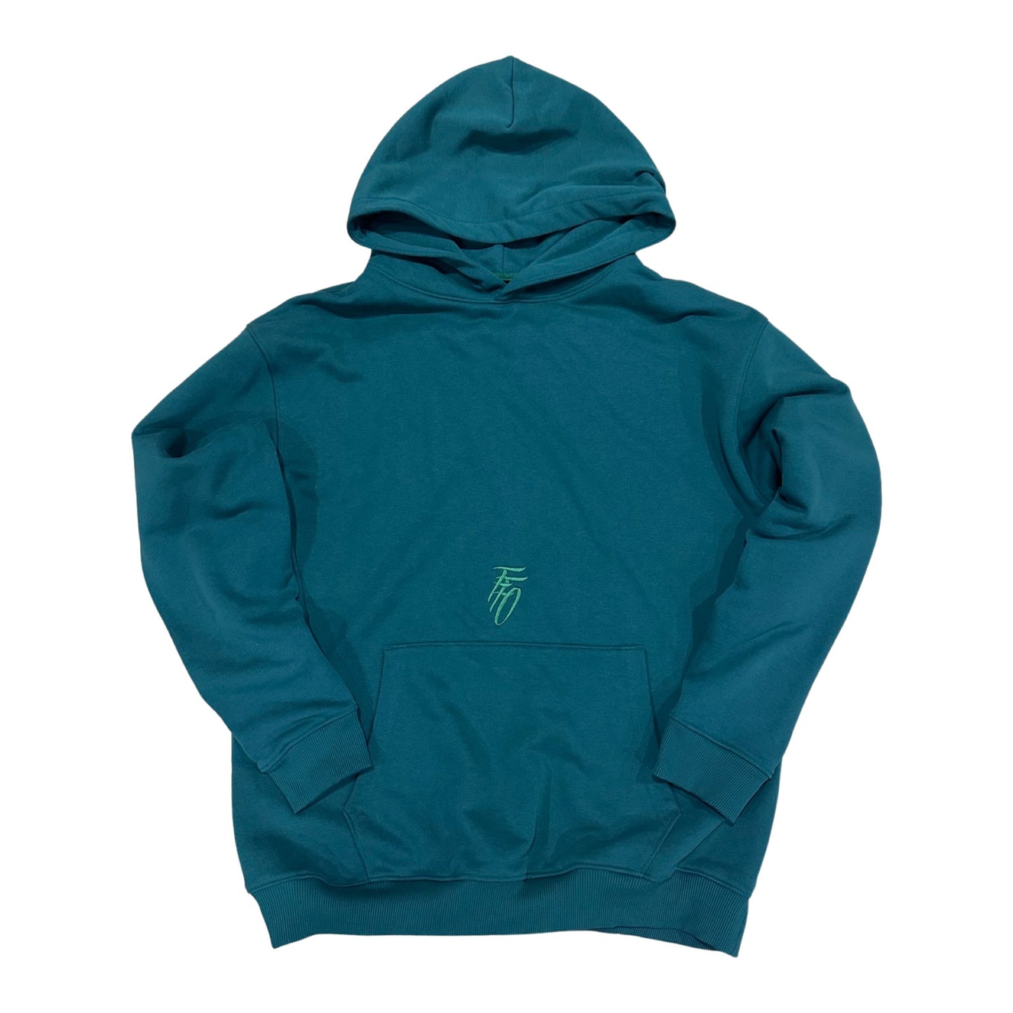 Centre Logo Classic Hoodie - Royal Green