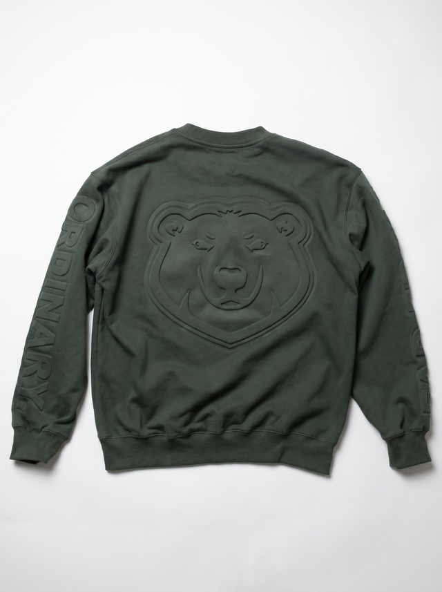 FFO x Winnipeg Sea Bears Embossed Crewneck - Black