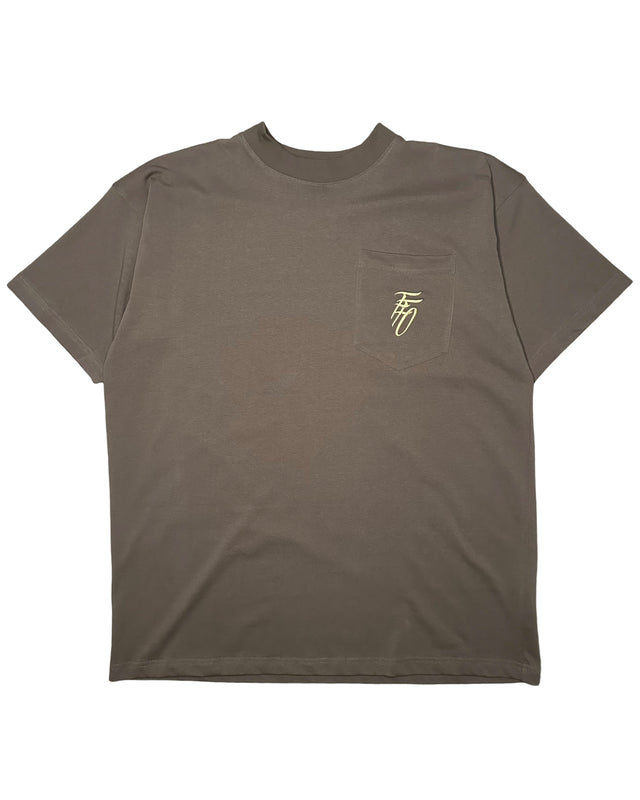 FFO CORE POCKET TEE - Brown