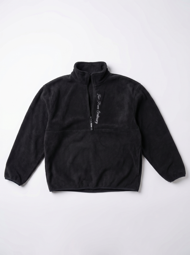 Ultra-Soft Fleece Pullover - Black