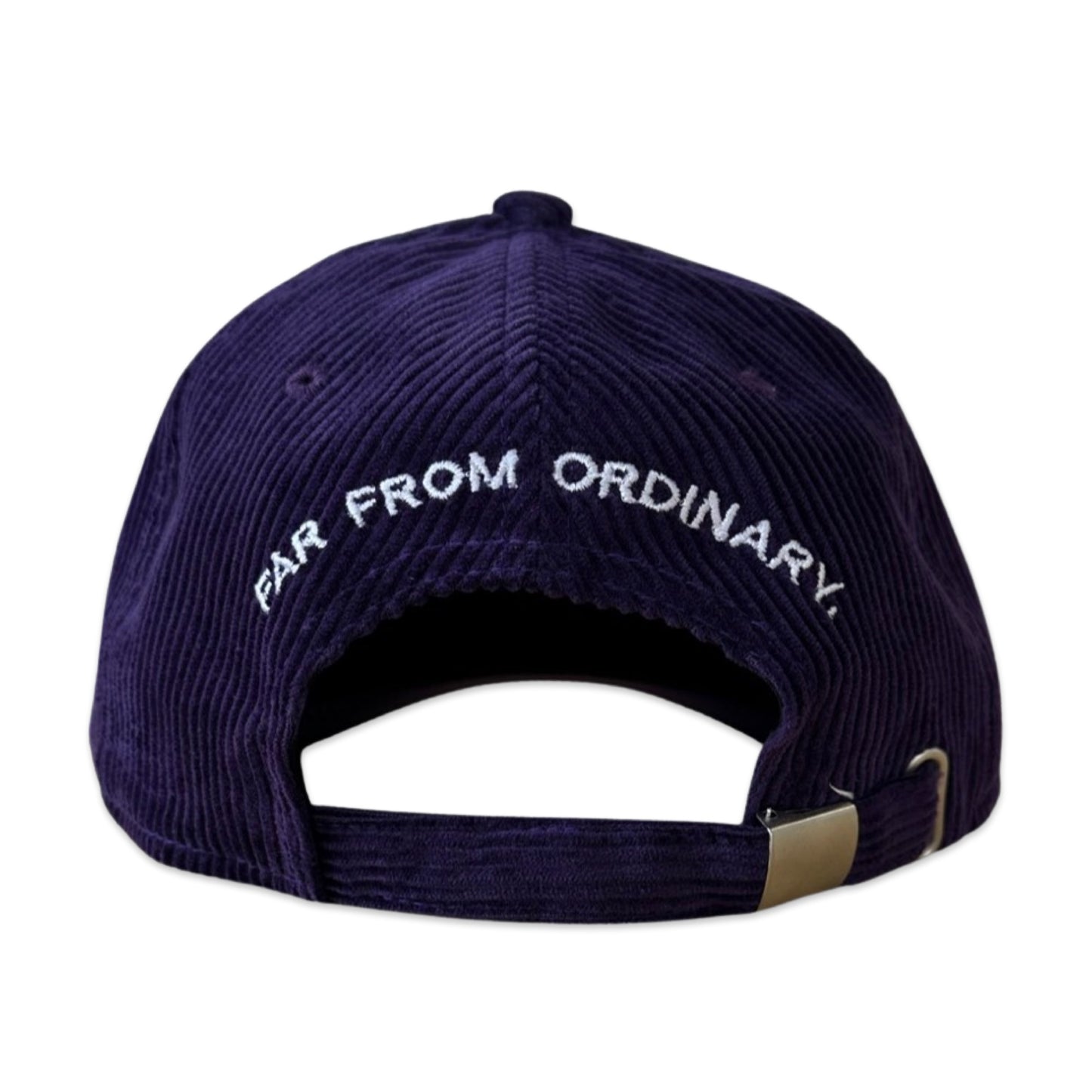 FFO Corduroy Strapback - Purple Rain & White | Hat | Free Shipping Worldwide | Far From Ordinary | Streetwear | Lifestyle | Casual | Premium | FFO Maluma | Maluma purple hat | www.ffoclothing.com | Blessd x Maluma | El Reloj
