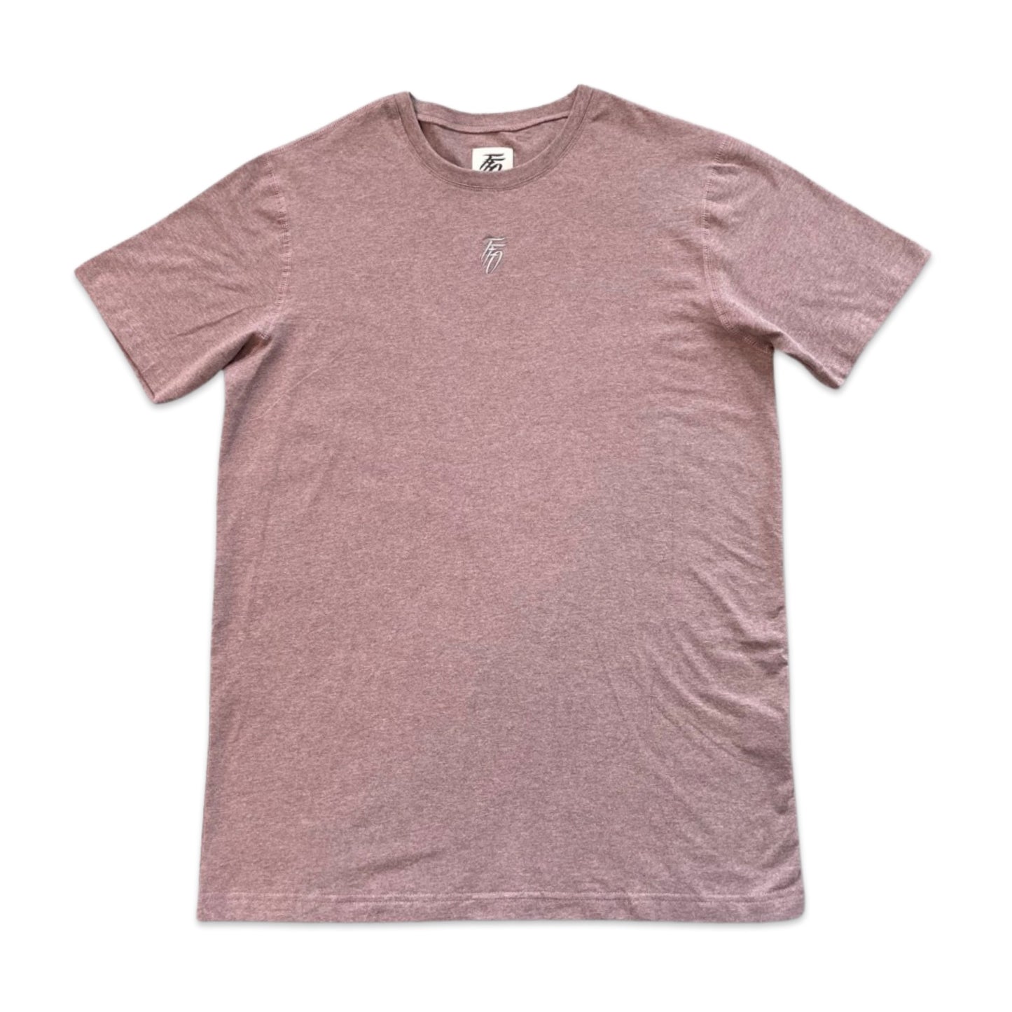 Centre Logo Fitted Tee - Purple Haze / Silver Chrome