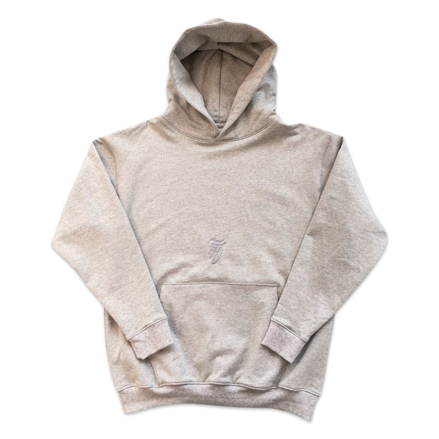 Centre Logo Classic Hoodie - Chrome Silver