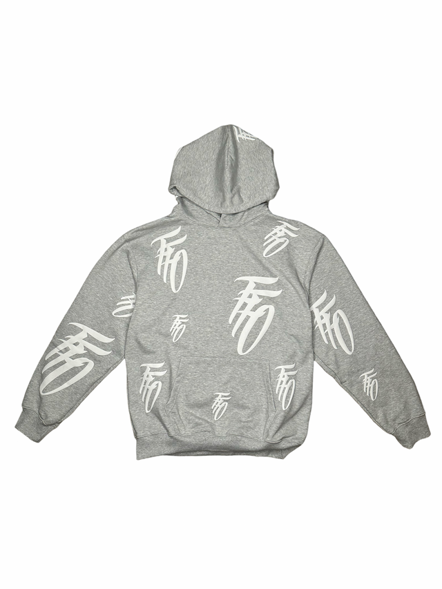 FFO Puff Print Hoodie - Grey