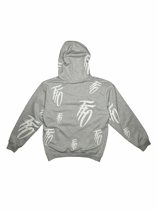 FFO Puff Print Hoodie - Grey