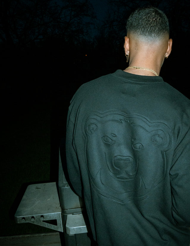 FFO x Winnipeg Sea Bears Embossed Crewneck - Black