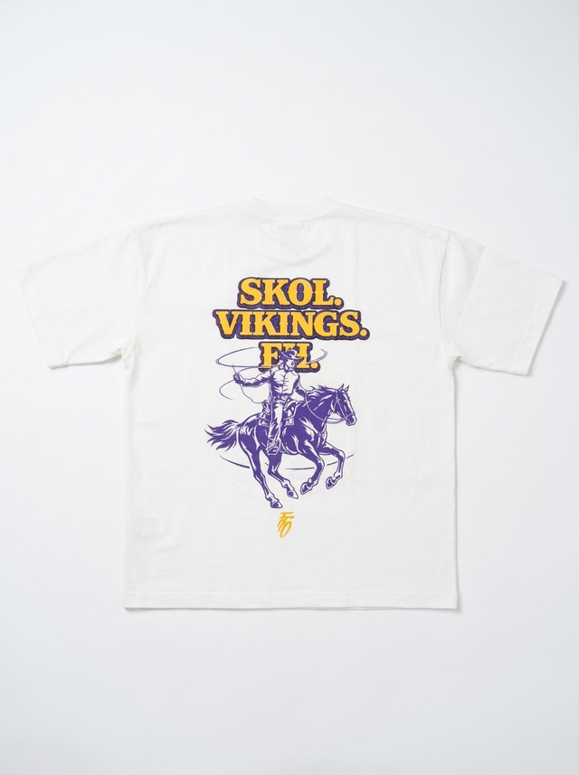 FFO x Minnesota Vikings | Skol Eh Tee - White