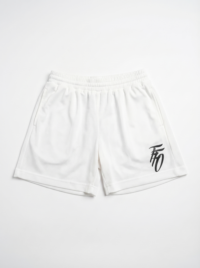 Mesh Shorts - White