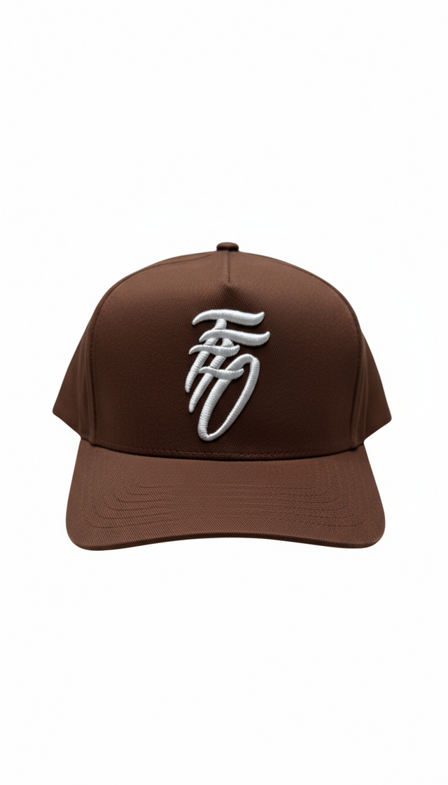 Classic Snapback - BROWN/WHITE