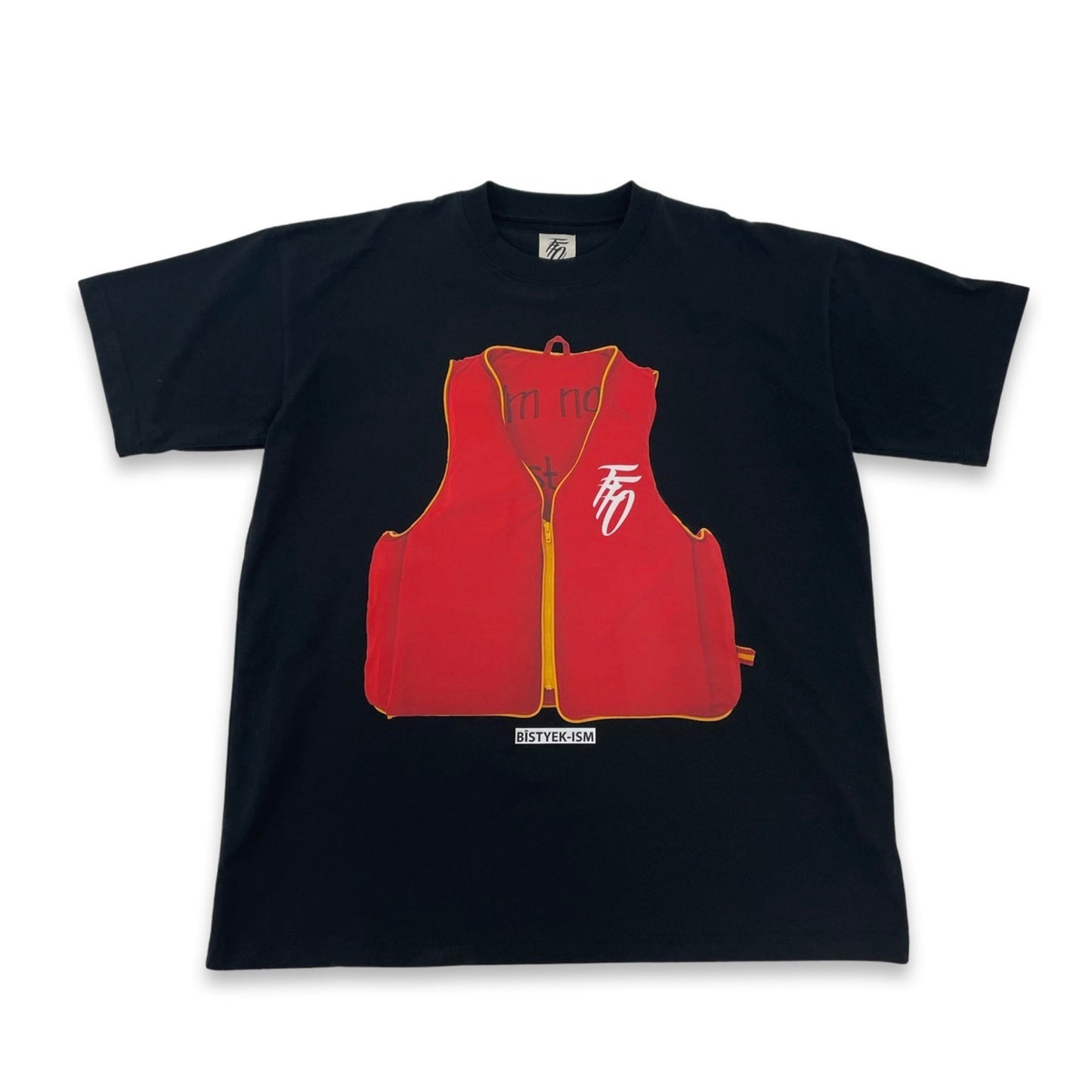 FFO x Bîstyek "I'm not just a refugee" Lax Tee - Black