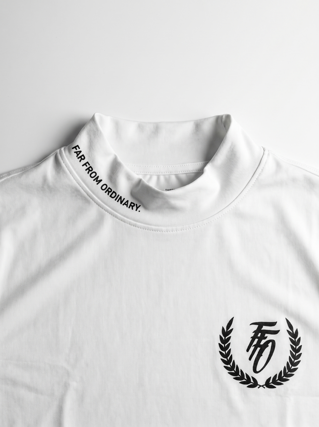 Performance Mock Neck - White