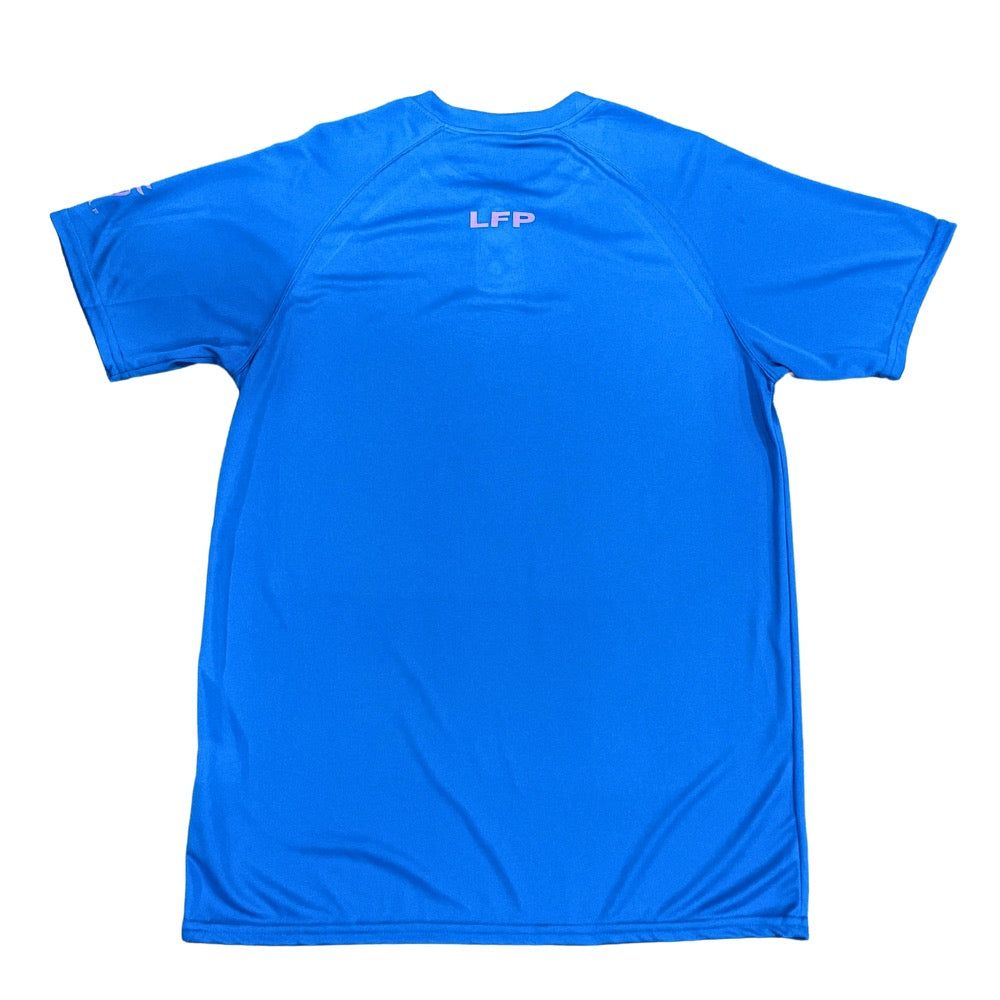 Performance Golf Tee - Blue & Pink
