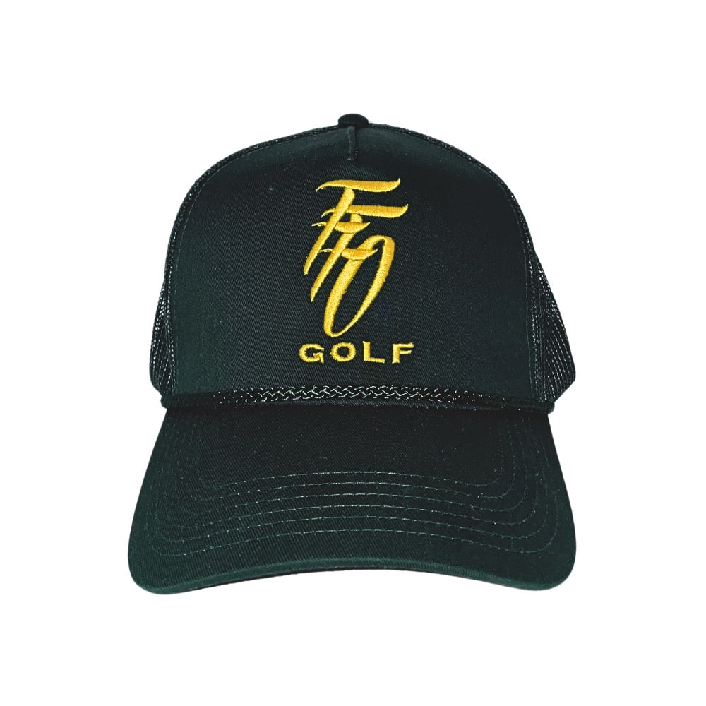 FFO Performance Golf Trucker Hat - Green