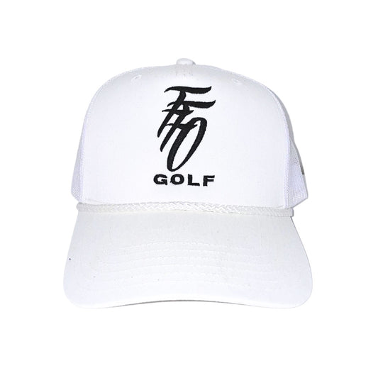 FFO Performance Golf Trucker Hat - White