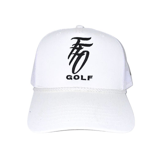 FFO Performance Golf Trucker Hat - White