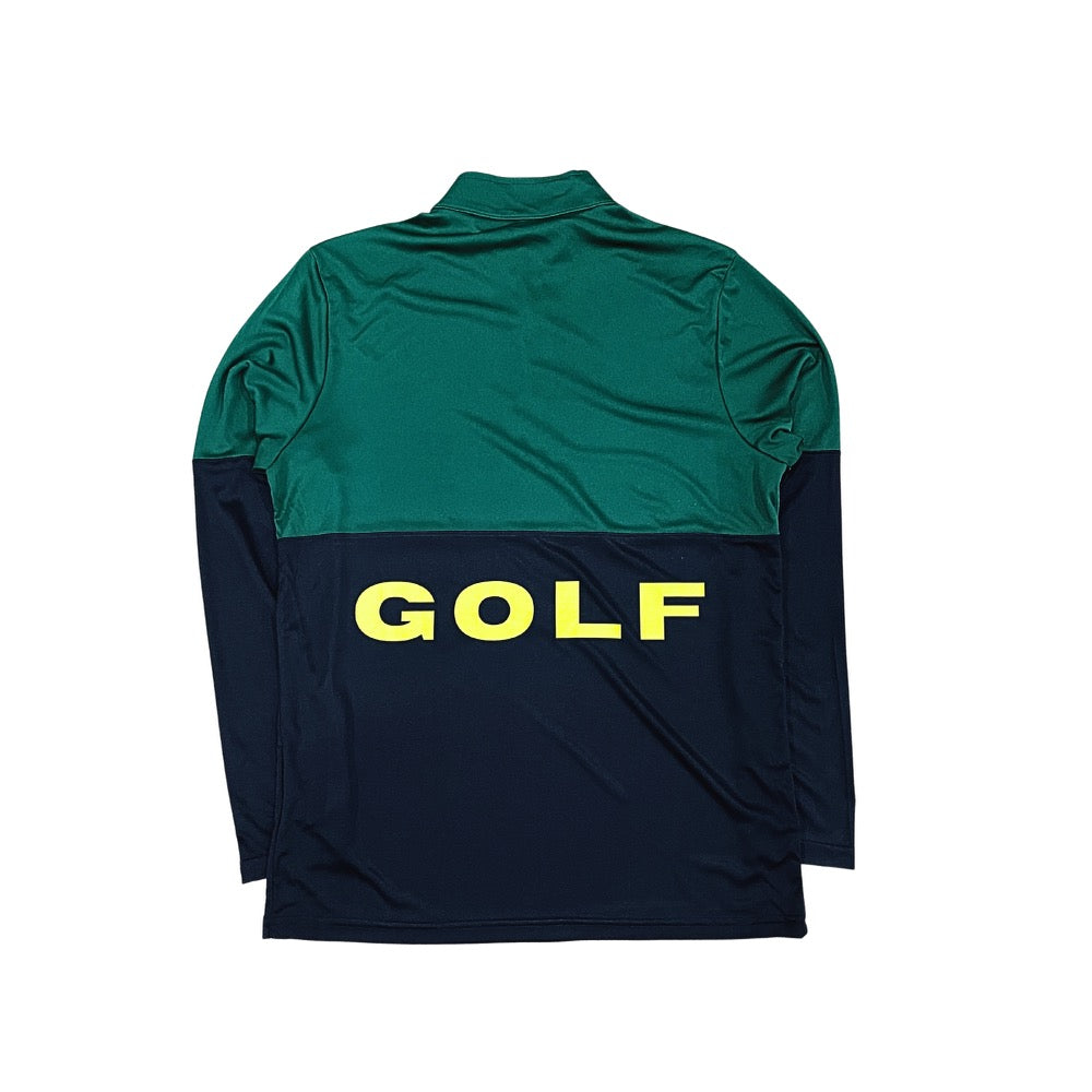 Performance Golf 1/4 Zip - Green & Black