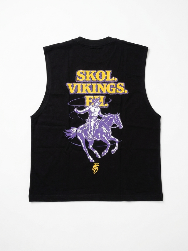 FFO x Minnesota Vikings | Skol Eh Tank - Black
