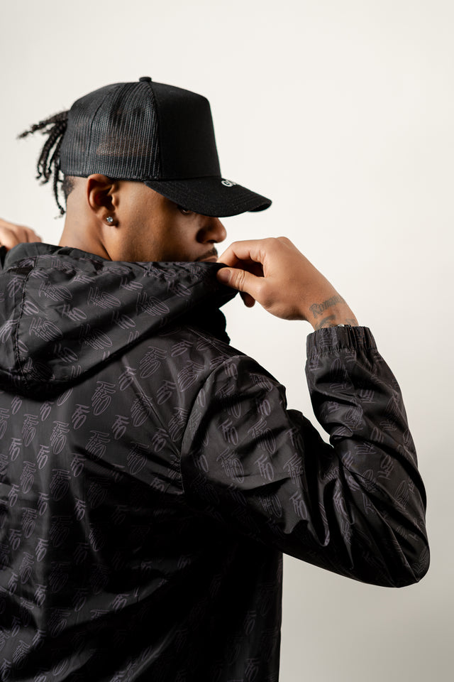 FFO Windbreaker - BLACK/GREY