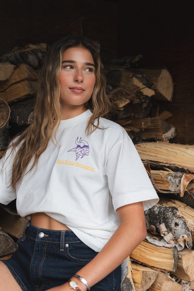 FFO x Minnesota Vikings | Skol Eh Tee - White