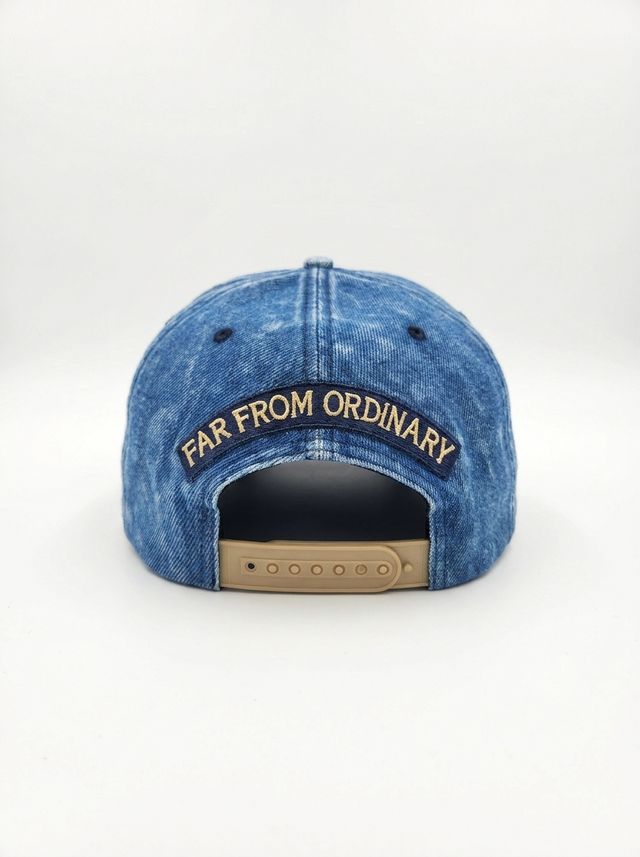 FFO x Minnesota Vikings | Washed Denim Snapback - Blue