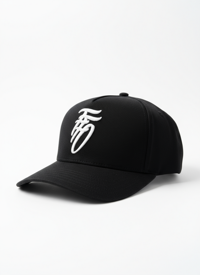 Classic Snapback - BLACK/WHITE