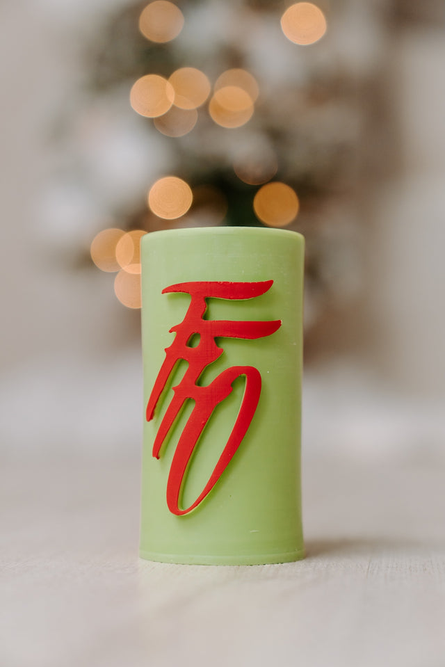 FFO Candle - Green/Red