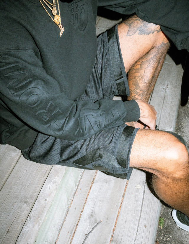 FFO x Winnipeg Sea Bears Embossed Crewneck - Black