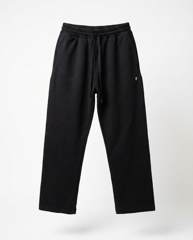 Black pants on a white background