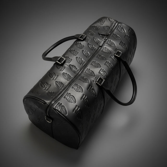 Embossed Duffel - BLACK
