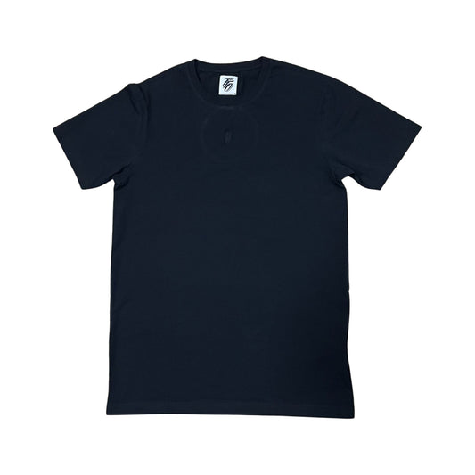 Centre Logo Fitted Tee - Black Out