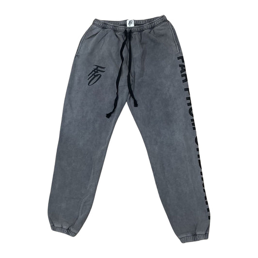 Far From Ordinary Cuffed Sweatpants - Black Haze