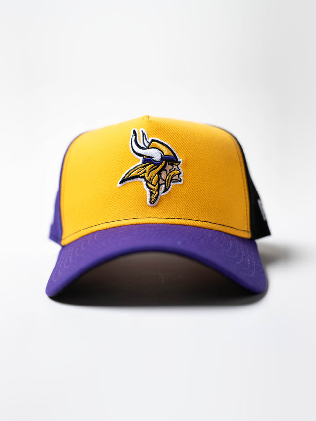FFO x Minnesota Vikings | Colour Block New Era Snapback - Yellow-Multi